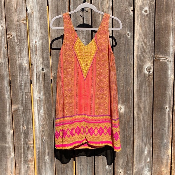 City triangles orange tunic dress size medium - Picture 7 of 14